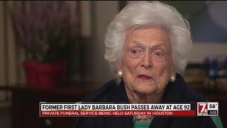 Remembering Barbara Bush
