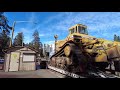 D-10 dozer rescue!  Mountain top heavy haul!