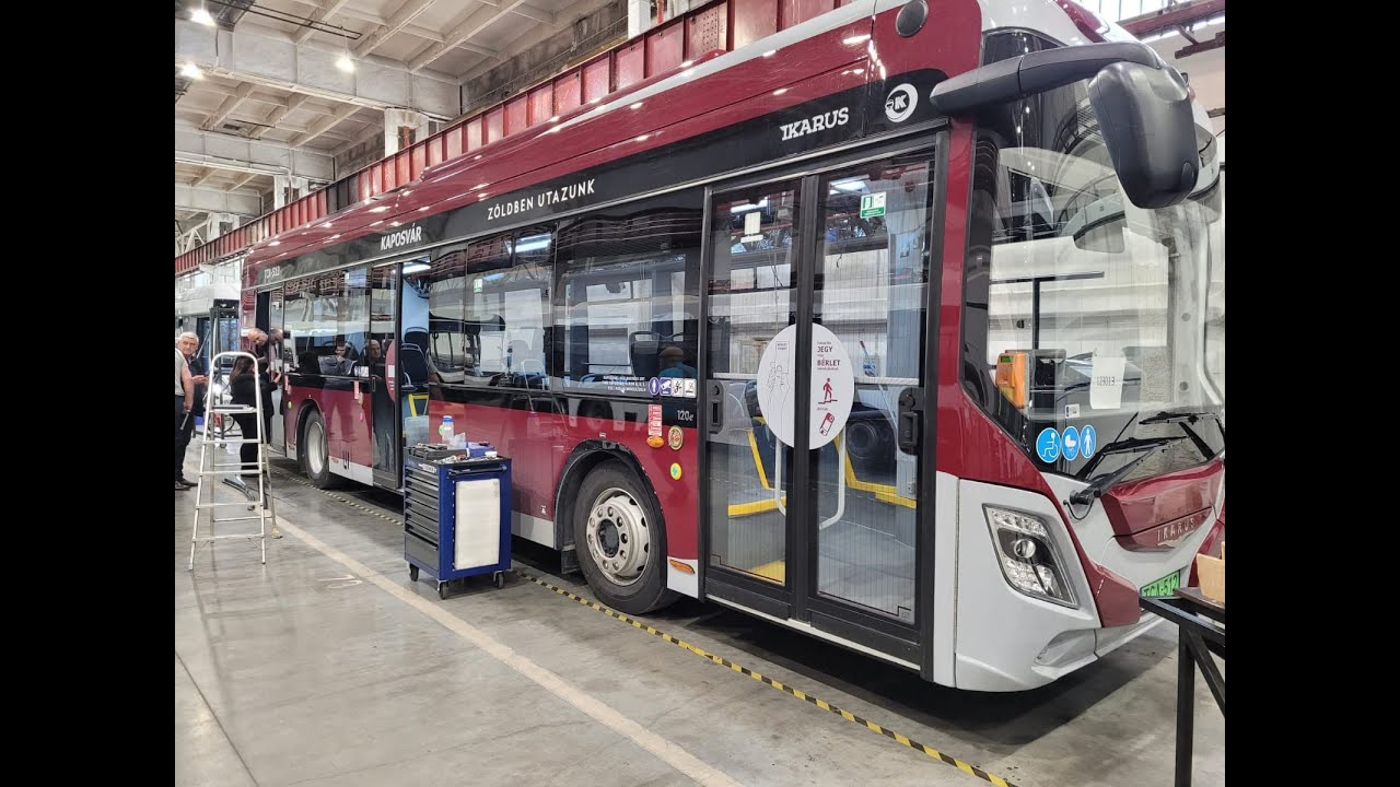 Der neue IKARUS 120 EL in der Endmontage in Székesfehérvár (Ungarn)