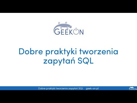 Wideo: Jak Napisać Zapytanie SQL