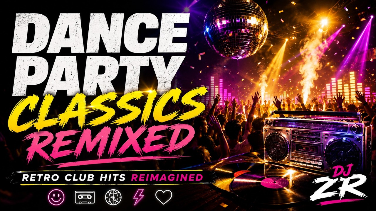 Dance Party Classics Remixed π₯ 90s & 2000s Club Anthems DJ ZR mix artwork