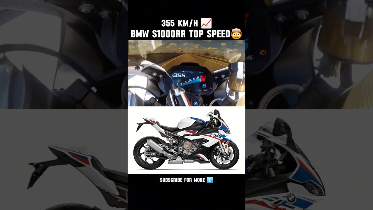 BMW S1000RR Top Speed 🤯 | 355 Km/h Max Hit 📈