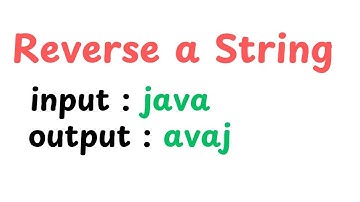 reverse a string in java program
