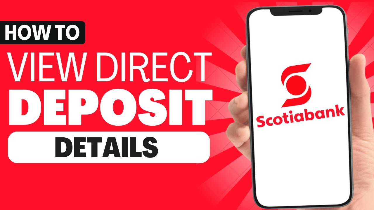 How To View Scotia Bank Direct Deposit Details Full Guide 2023 YouTube How To View Scotia Bank Direct Deposit Details Full Guide 2023 YouTube