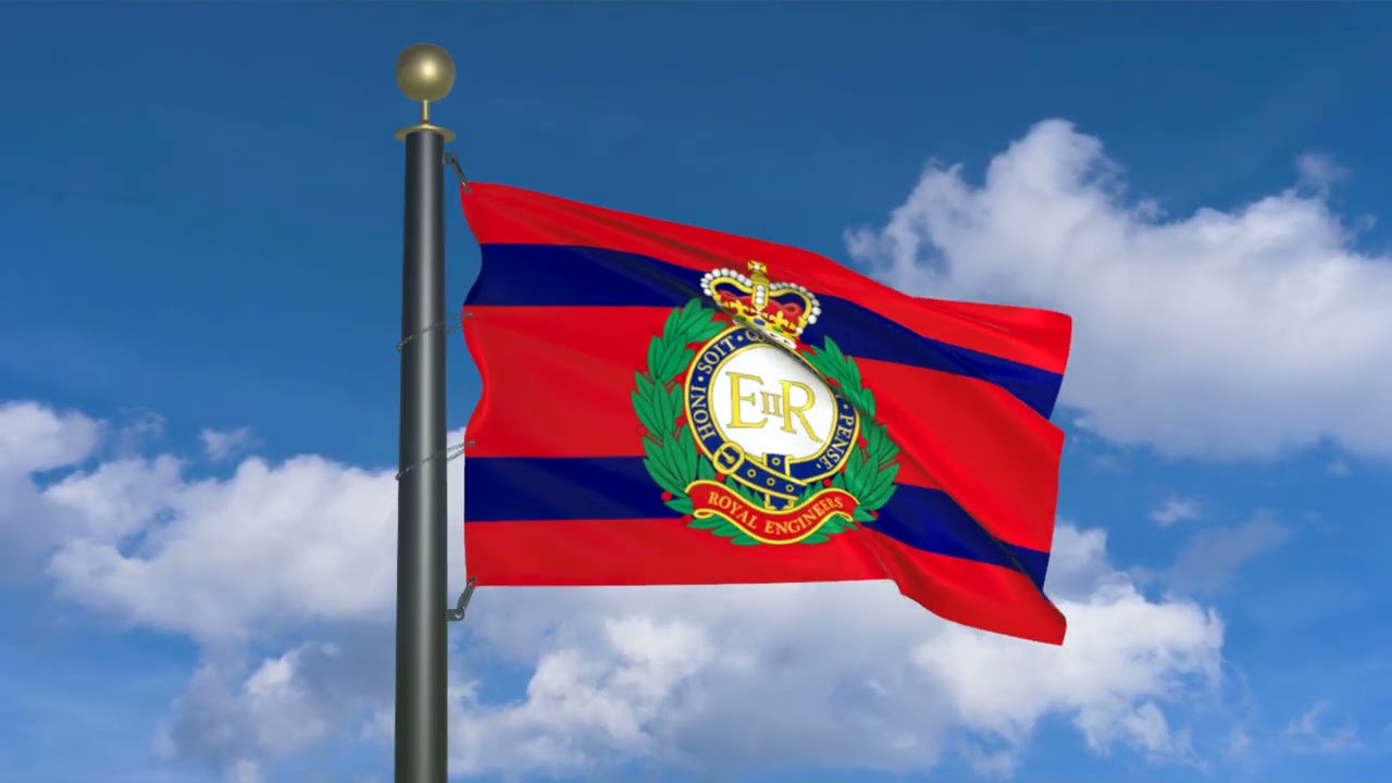 Flag of the Corps of Royal Engineers Camp (1952–2022)