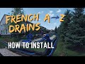 How to Build a French Drain the Right Way [ Full Install from A to Z ]