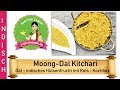 Moong Dal - indisches Hülsenfrucht Linsengericht mit Reis - Indische Kochbox Rezepte