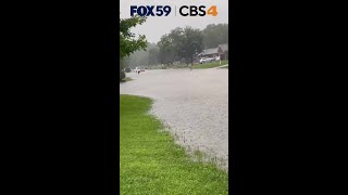Anderson residents trapped after neighborhood floods