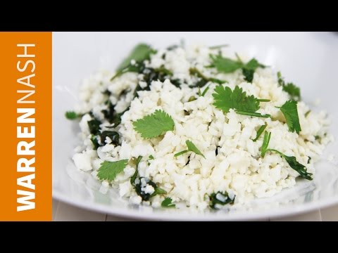 Cauliflower Rice Recipe - Made in a blender & Fried - Recipes by Warren Nash