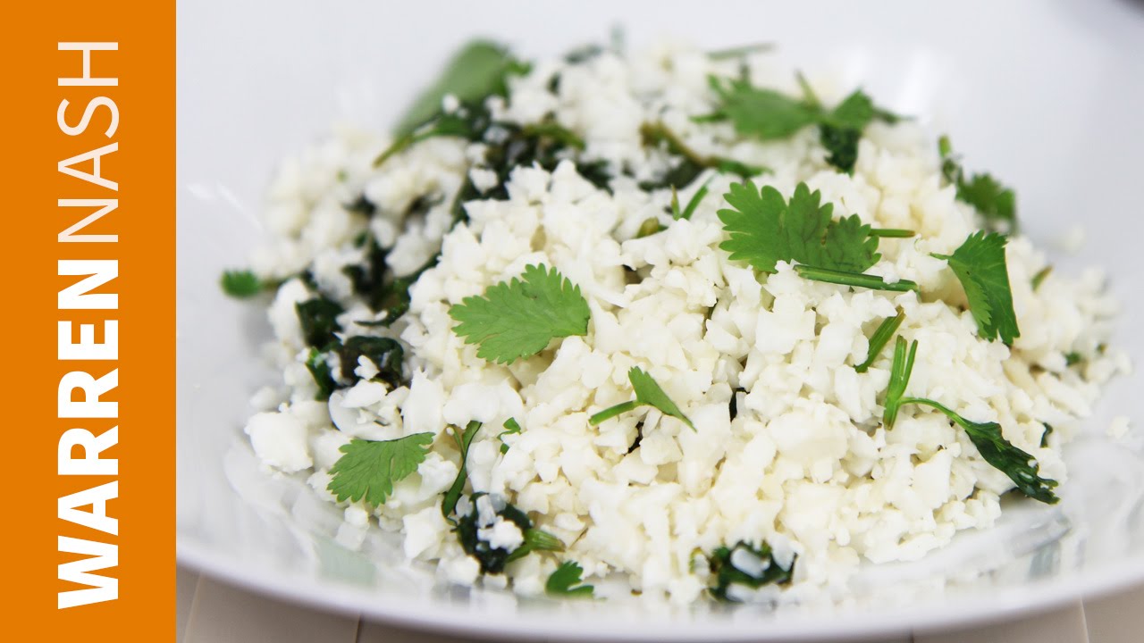Cauliflower Rice Recipe - Made in a blender & Fried - Recipes by Warren Nash