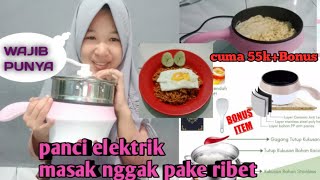 Review Panci Elektrikunboxing Panci Listrik Multifungsipanci Listrik
