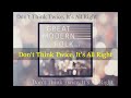 Don't Think Twice It's All Right/Tokyo Tani