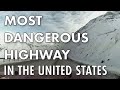 Driving up Atigun Pass on the Dalton Highway in Alaska