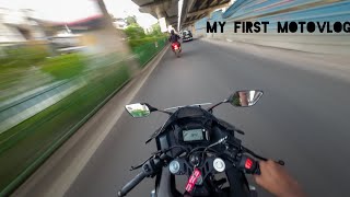 My First Motovlog with my Camera's internal mic | R15 vs hunter