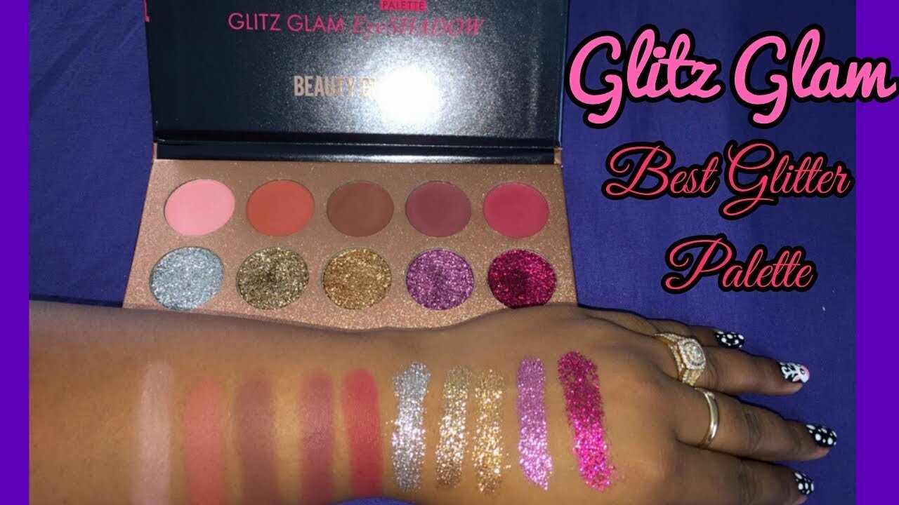 Best Glitter Eyeshadow Palette Glam Glitz Eyeshadow Palette Review