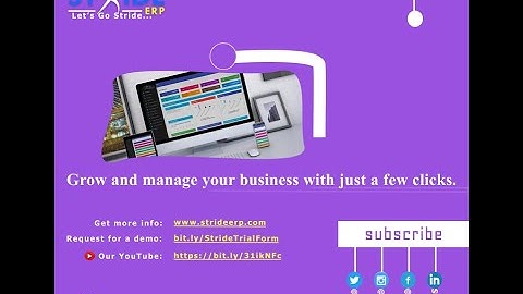 The Future of Business Automation   Stride ERP Training E01
