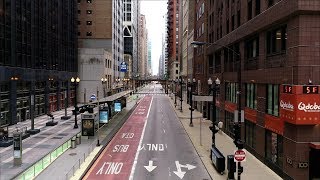 Chicago Coronavirus LockDown | Drone Aerial 4k Footage