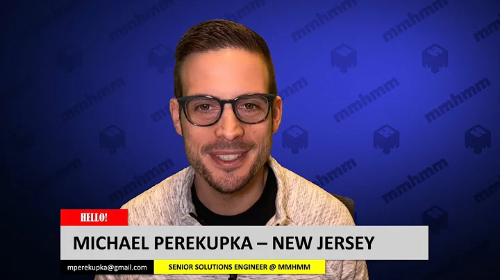 Video resume example with Michael | mmhmm