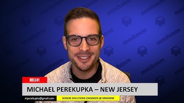Video resume example with Michael | mmhmm