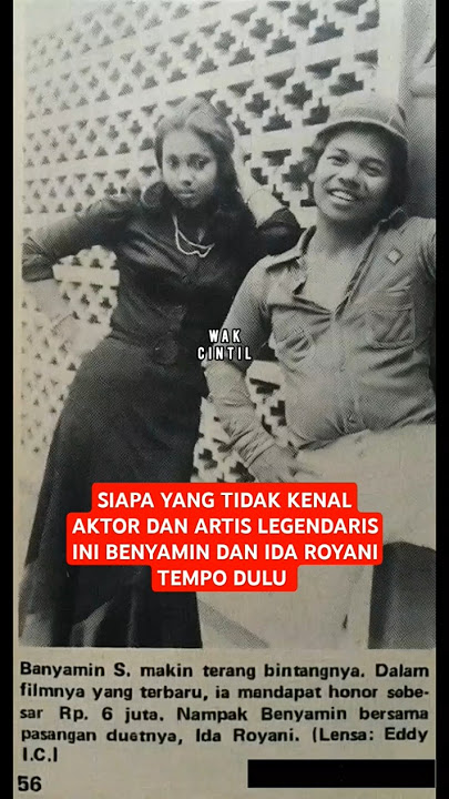ARTIS LEGENDARIS BENYAMIN S #shorts #viral #trending #fyp #ai #benyamin #idaroyani #artis #jadul