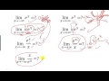 النهايات الشهيرة للدالتين : x→g(x)=ln(x)   et x → f(x)= exp(x)