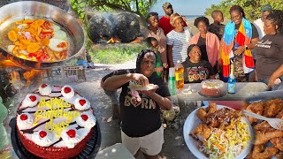 Guest Surprise Birthday Party In Miss Little Kitchen|Rice & Peas Fried,Chicken,Fish Fruit Juice