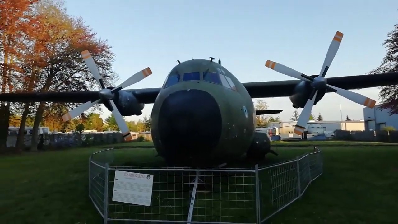 Самолет C-160 Transall в Техническом музее в Шпайере - Technik Museum Speyer