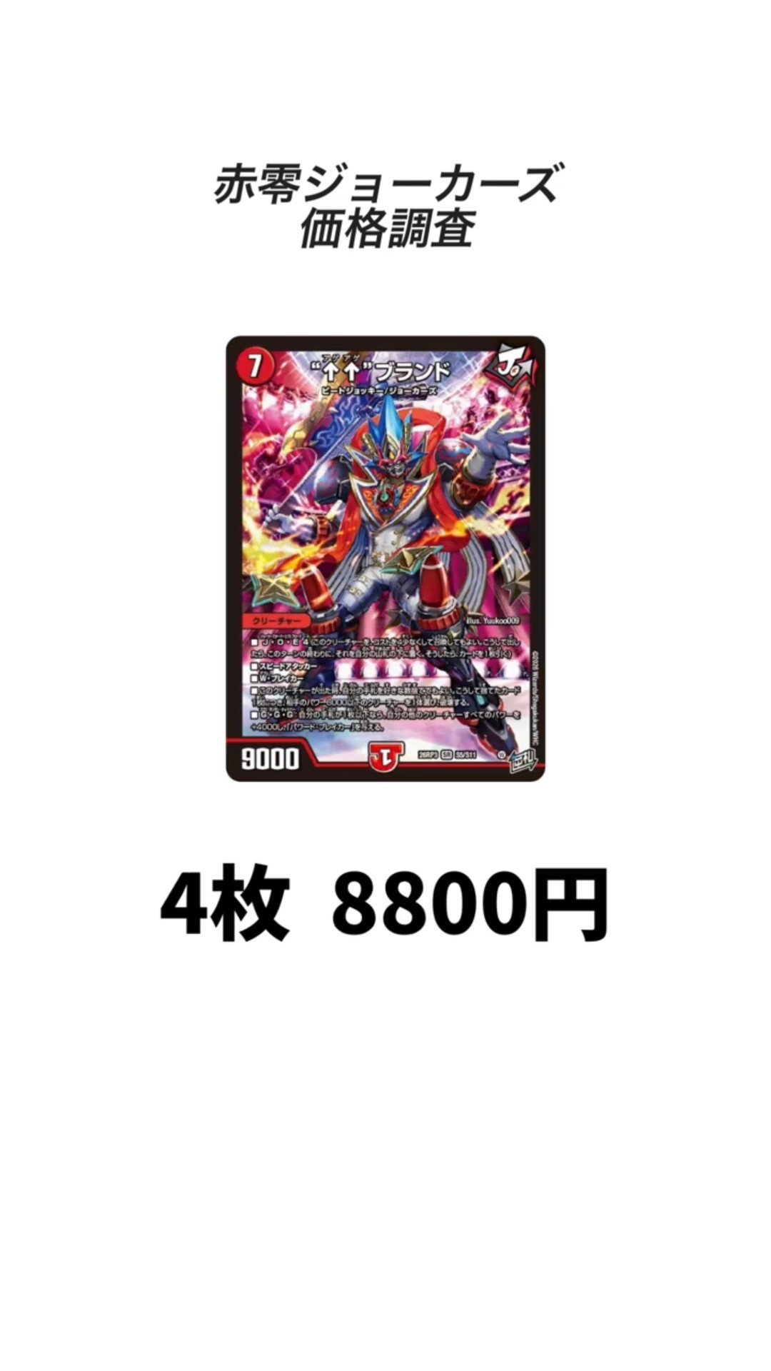 Price Check] How Much Does It Cost to Build the Red-Zero Jokers