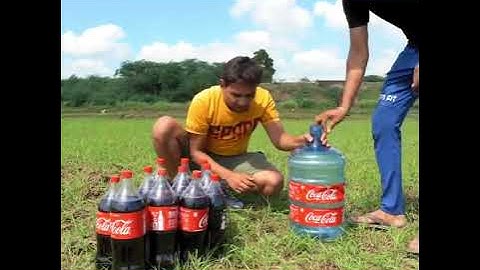 Worlds खतरनाक 😱 Coca-Cola And Mentos Experiment | @MR INDIAN HACKER @Crazy XYZ @Experiment King