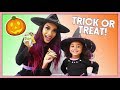 Her FIRST TIME Trick-or-Treating! | MOM VLOG