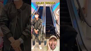 SALAH TANGGA MALL!!!??#comedykocak #shortvideo #dubbing #shorts