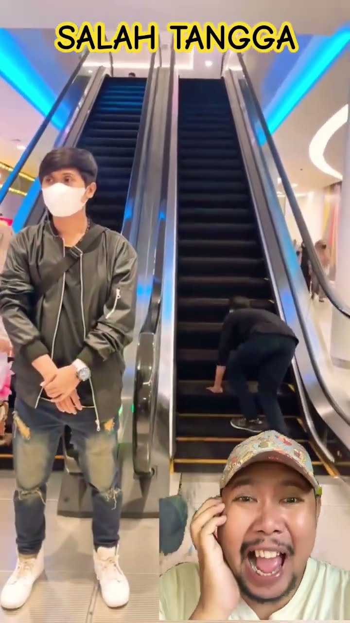 SALAH TANGGA MALL!!!??#comedykocak #shortvideo #dubbing #shorts