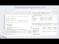 Final Dataset Preparation in R | Save Cleaned Data for Analysis