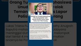 Download Mp3 Viral Kabar Mahasiswa Unud Timothy Dihina Rekan seusai Tewas, Orangtua Lapor Kasus Anaknya ke Polisi Gudang lagu Download Mp3 Viral Kabar Mahasiswa Unud Timothy Dihina Rekan seusai Tewas, Orangtua Lapor Kasus Anaknya ke Polisi