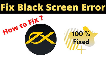 Fix Exness App Black Screen Error Problem Solved in Android & Ios - Exness App screen issue solved