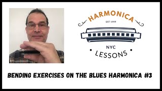 Bending Exercises on the Blues Harmonica #3 - Low Octave Major Scale