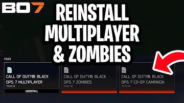 How To Reinstall Only Multiplayer or Zombies in COD Black Ops 7 on PS5 or Xbox - Full Guide