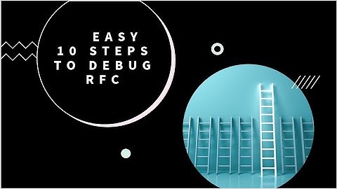 Debug RFC Function module  from External system | How to set external break point for RFC