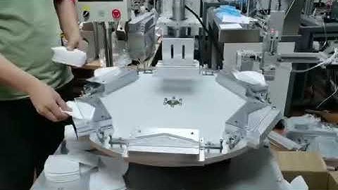 Semi-automatic 6 Worktable KN95 Face Mask Edge Welding Machine