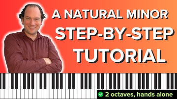 A Natural Minor Scale: 2 Octaves Step-by-Step | RCM Piano Level 1