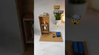 Cardboard Elevator Project | DIY Lift Using DC Motor | Science Project #shorts