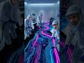 Neon LED Epoxy Floor 💡#epoxyfloor #satisfying