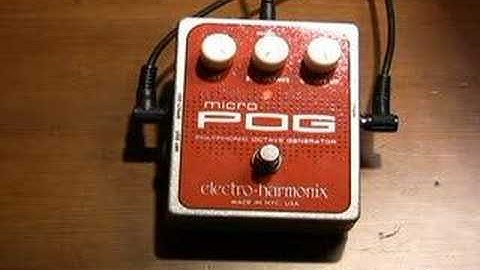 Micro POG - Demo by Dave Weiner - Polyphonic Octave Generator - Electro Harmonix