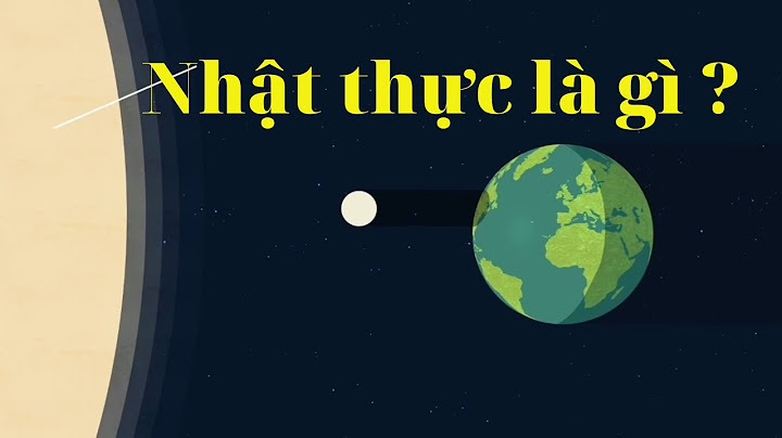 Nhật thực tiếng anh là gì