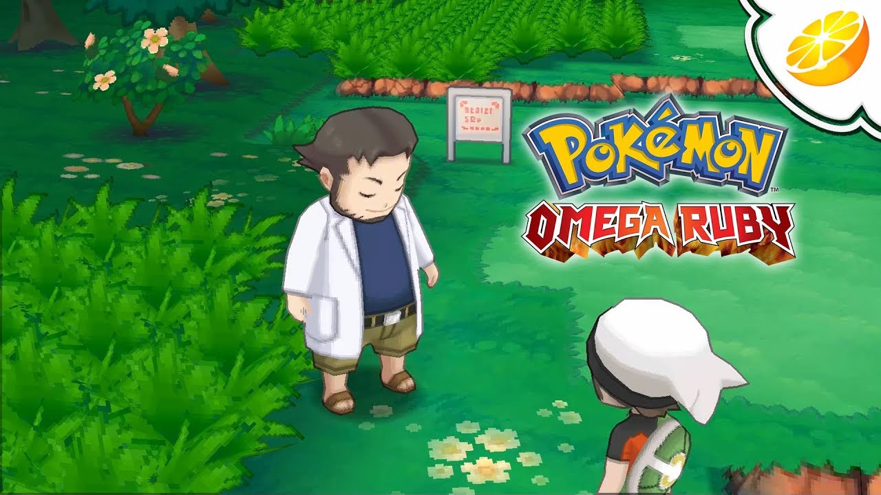 Pokémon Omega Ruby running on a Windows PC via the Citra 3DS emulator