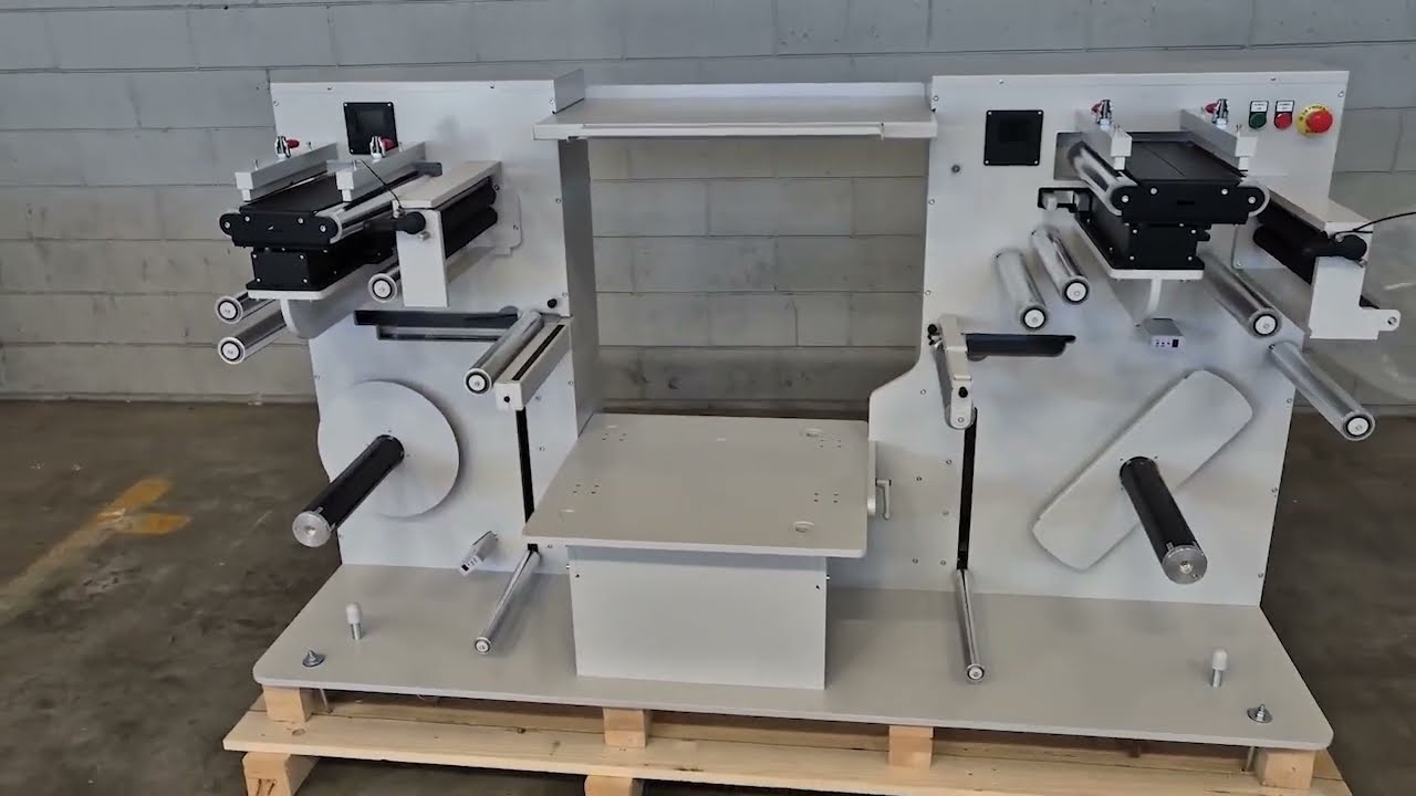 Unboxing DPR ES9542W Roll-to-Roll Winder for PLAVI ES9542R LABEL
