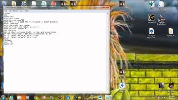 How to create a text RPG in notepad