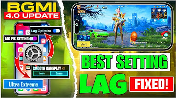 4.0 UPDATE FIX SUPER SMOOTH PROBLEM FIX📱SETTING BGMI