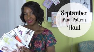 September Mini Pattern Haul featuring Simplicity