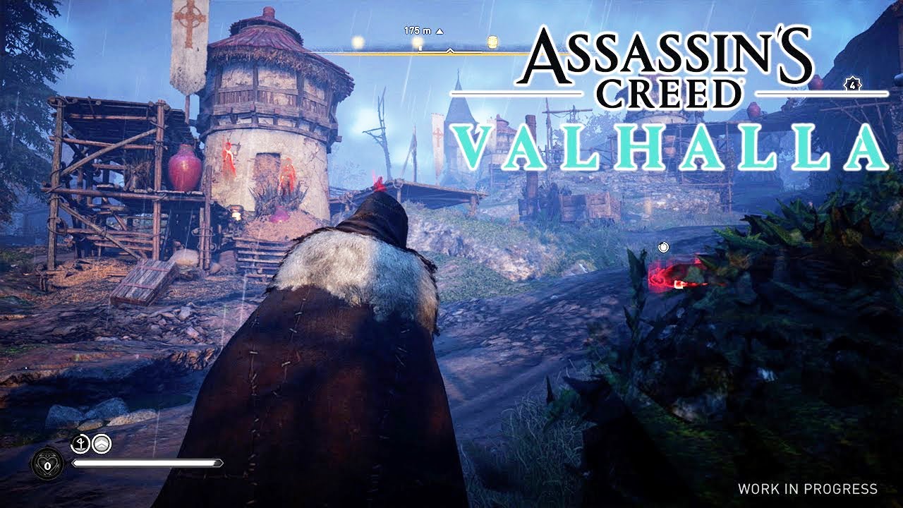 Assassin's Creed Valhalla Gameplay - Sudwella Monastery Raid, Combat ...